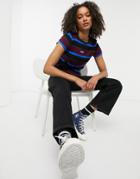 Vans Far Out Stripe T-shirt In Multi