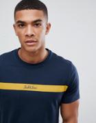 Jack And Jones Print Logo Long Sleeve Top - Navy