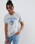 New Era Nba Golden State Warriors T-shirt In Gray - Gray