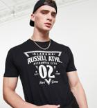 Russell Athletic Crewneck T-shirt In Black