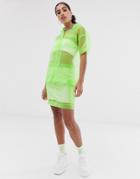 The Ragged Priest Organza Mini Skirt Two-piece-green