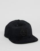 Timberland Logo Herringbone Cap - Black