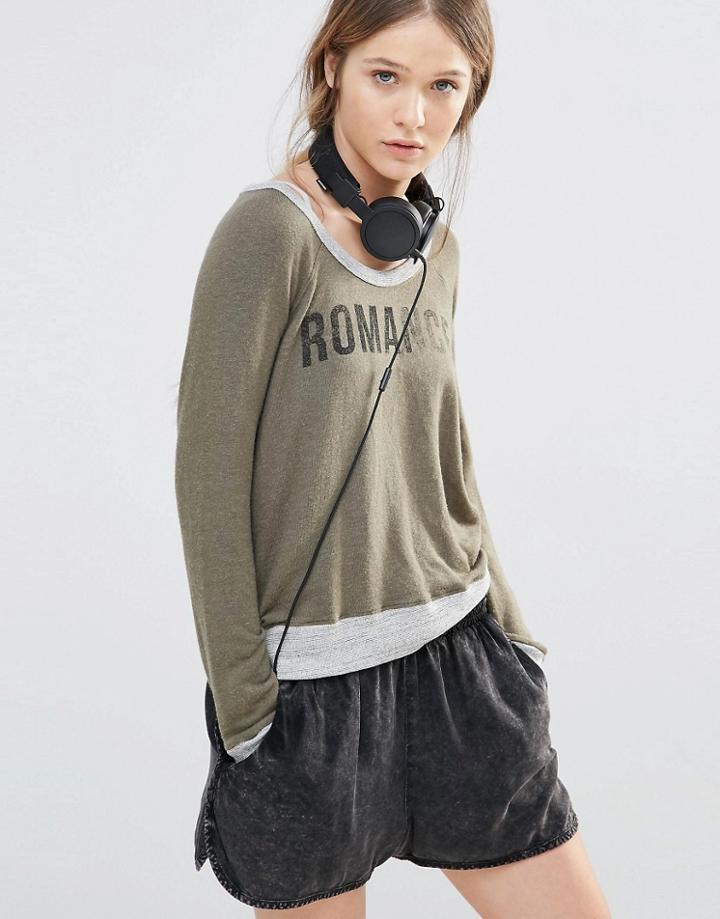 Sundry Romance Sweatshirt - Olive