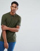 Only & Sons Polo Shirt In Slim Fit - Green