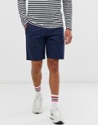 Only & Sons Printed Chino Shorts In Navy - Navy