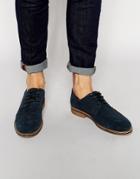 Kg By Kurt Geiger Brogues In Suede - Navy
