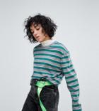 Puma Exclusive To Asos Striped Long Sleeve T-shirt In Green - Green