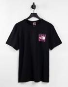 The North Face Fine T-shirt In Black/camo