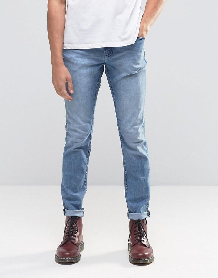 Cheap Monday Sonic Slim Jeans Held Blue - Blue