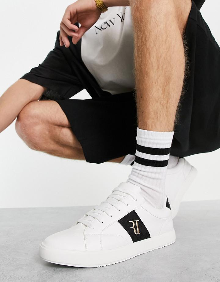 River Island Sneakers With Logo In White