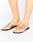 Vivienne Westwood For Melissa Pearl Gold Harmonic Cherub Flat Sandals - Black