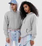 Collusion Unisex Hoodie In Gray
