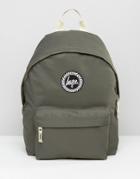 Hype Backpack In Khaki - Green