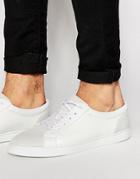 Asos Sneakers In White With Chunky Sole - White