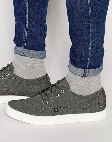 Farah Vintage Canvas Sneakers - Gray