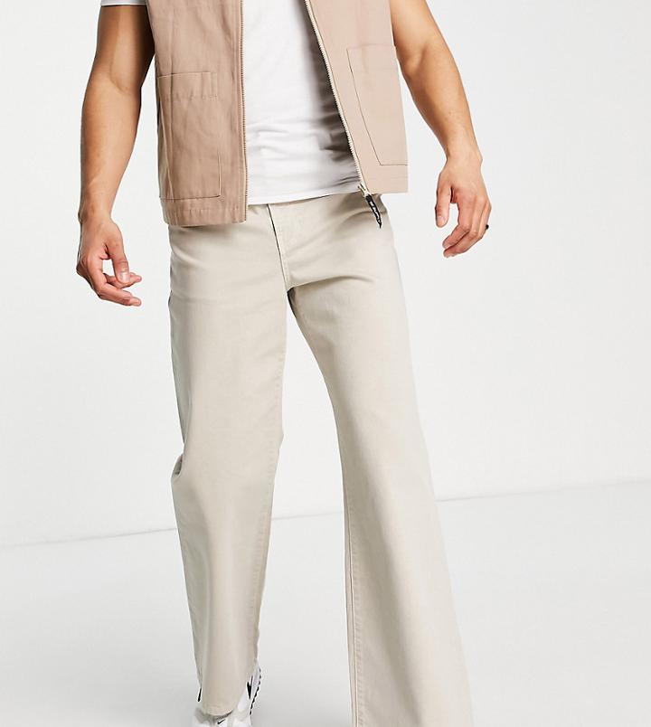 Collusion X008 Rigid Flare Jeans In Ecru-neutral