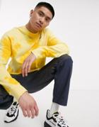 Russell Athletic George Tie-dye Sweatshirt In Yellow