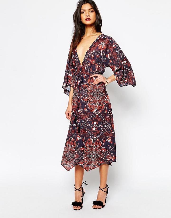 Bec & Bridge Folk Tales Midi Dress - Alabama Print