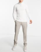 Twisted Tailor Hemmingway Skinny Suit Pants In Beige-neutral