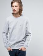 Allsaints Sweatshirt With Branding - Gray