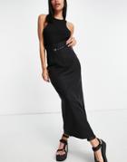 & Other Stories Set Maxi Skirt In Black