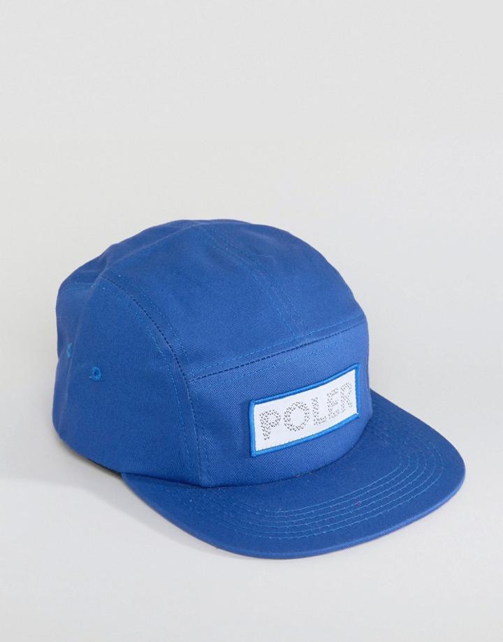 Poler 5 Panel Cap Tracker - Blue