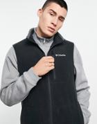 Columbia Fast Trek Fleece Vest In Black