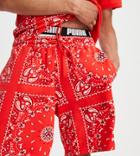 Puma Off Beat Paisley Shorts In Red