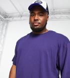 Soul Star Plus Oversized T-shirt In Astral Navy