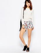 Brave Soul Hawaii Shorts - Cream