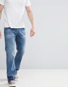 Diesel Larkee Jeans In Light Sand Washed - Blue