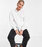 New Look Maternity Poplin Shirt In White