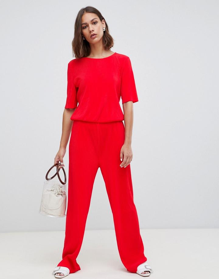Minimum Clean Jumpsuit - Red