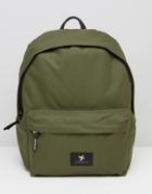 Devote Backpack In Khaki - Green