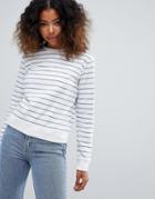 Asos Design Stripe Sweat-multi