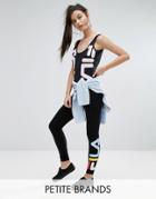 Fila Petite Legging With Side Logo Detail - Black
