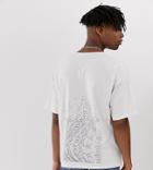 Heart & Dagger Relaxed Fit T-shirt In Pink With Back Print