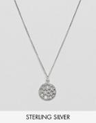 Fashionology Sterling Silver Star Tag Necklace - Silver
