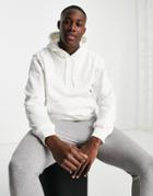 Topman Recycled Polyester Blend Hoodie In White