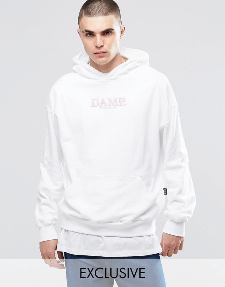 Don't Ask My Plan Logo Hoodie - White