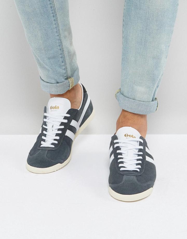 Gola Bullet Suede Sneakers - Gray