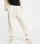 Selected Exclusive Organic Cotton Sweatpants In Sand - Part Of A Set-neutral