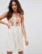 Maaji Floral Abstract Print Beach Dress-multi