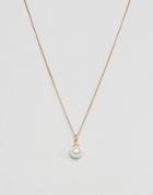 Selected Femme Pearl Necklace - Gold