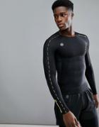 Skins Dnamic Compression Long Sleeve Top In Black Da99050059001 - Black