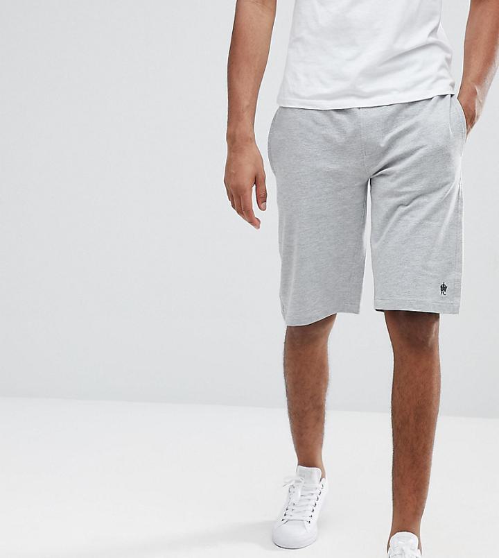 French Connection Tall Jersey Shorts-gray