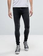 New Look Extreme Super Skinny Jeans In Black - Black