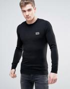 Born Rich Crew Neck Knitted Sweater - Black