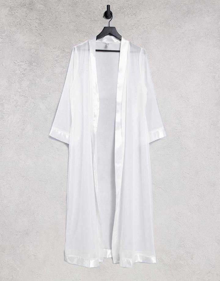 Bluebella Marcella Maxi Kimono In White