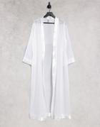 Bluebella Marcella Maxi Kimono In White